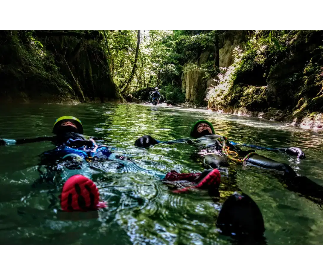 Canyon de Grosdar - Toboggan naturel dans le Jura