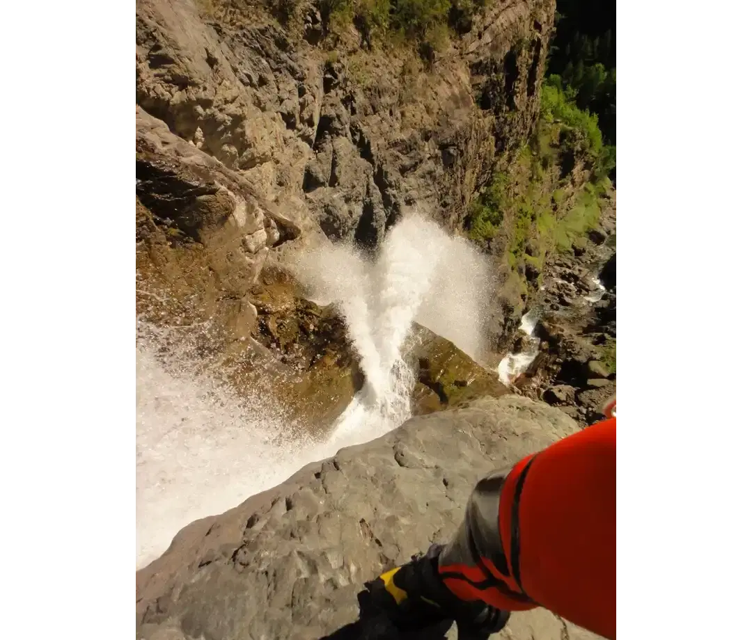 Descente en rappel au canyon de Coiserette - Saint-Claude Jura